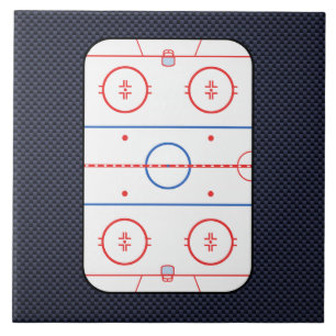Hockey Game Companion Carbon Fibre Style Tile