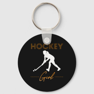 Hockey Girl Field Hockey Gift Field Hockey Player Key Ring