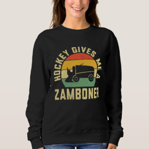 Hockey Gives Me A Zamboner Boys Youth Hockey  Men  Sweatshirt