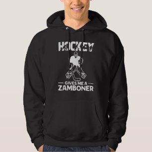 Hockey Gives Me A Zamboner Ice Hockey 2 Hoodie