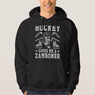 Hockey Gives Me A Zamboner Ice Hockey 4 Hoodie