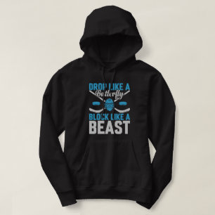 Hockey Goal Block Like a Beast Hoodie