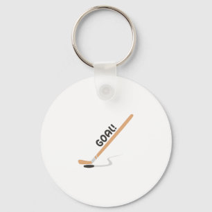 Hockey Goal Key Ring