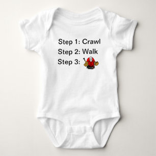 Hockey Goalie Baby Bodysuit, Ice Hockey Gift Bodysuit