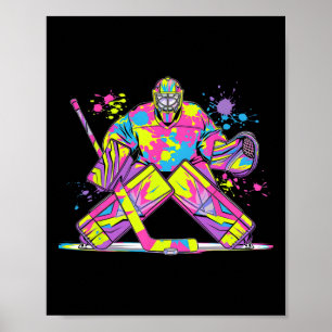 Hockey Goalie Ice Hockey Goalkeeper Hockey Lovers Poster