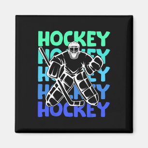 Hockey Goalie Ice Hockey Kids Boys Youth Men Magnet