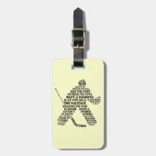 Hockey Goalie Luggage Tag