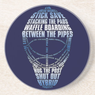 Hockey Goalie Mask Coaster