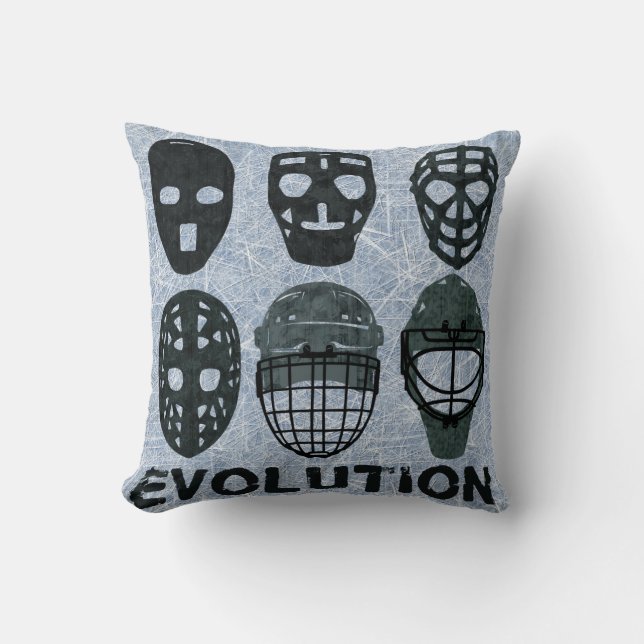 Hockey Goalie Mask Evolution Cushion (Front)