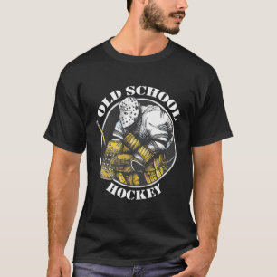 Hockey Goalie Mask Heritage Vintage Mask Old Schoo T-Shirt