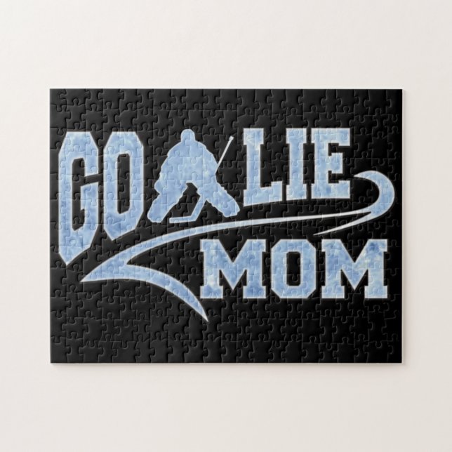 Hockey Goalie Mum Athletic Tail Jigsaw Puzzle (Horizontal)