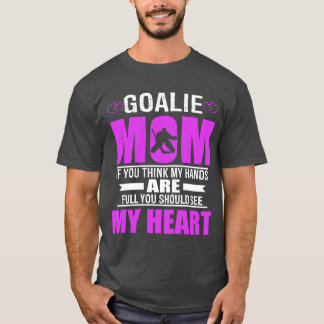 Hockey Goalie Mum Best Mothers Gift retro T-Shirt