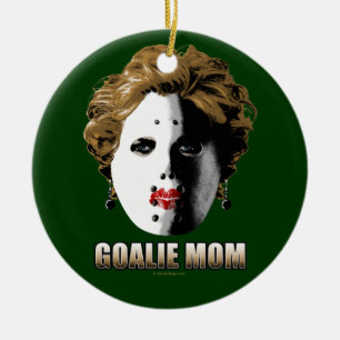 Hockey Goalie Mum Ceramic Ornament