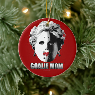 Hockey Goalie Mum Ceramic Ornament