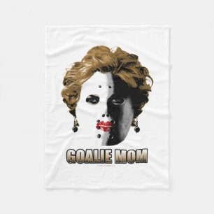 Hockey Goalie Mum Fleece Blanket