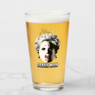 Hockey Goalie Mum Glass