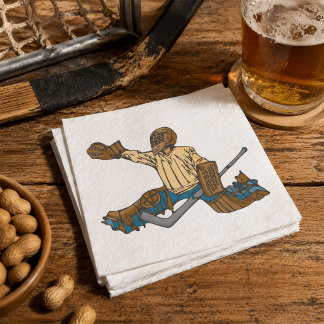 Hockey Goalie Napkin