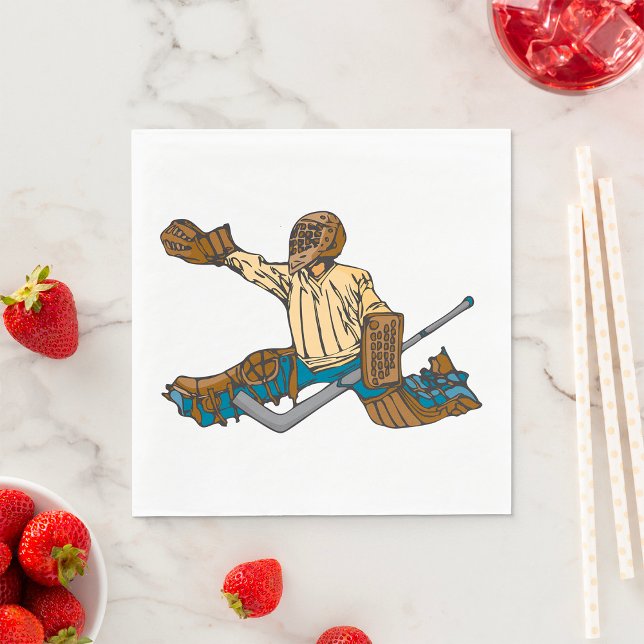 Hockey Goalie Napkin (Creator Uploaded)