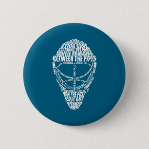 Hockey Goalie Quote For Hockey Goalie 6 Cm Round Badge