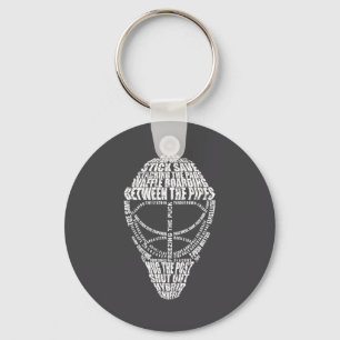 Hockey Goalie Quote For Hockey Goalie  Key Ring