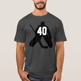 Hockey Goalie YOUR Number 40 Men Women Boys Girls T-Shirt