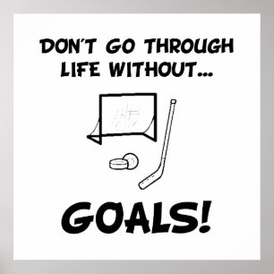 Hockey Goals Poster