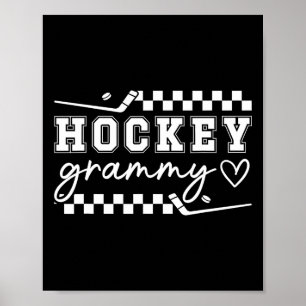Hockey Grammy Of A Hockey Player Ice Hockey Player Poster