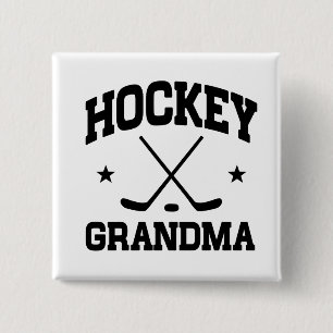 Hockey Grandma 15 Cm Square Badge