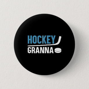 Hockey Granna Love Hockey Player 6 Cm Round Badge