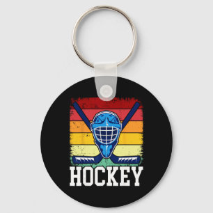 Hockey Graphic _1 Key Ring