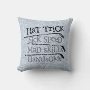 Hockey Hat Trick Cushion