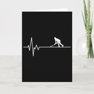 Hockey Heartbeat Ice Hockey Field Hockey Player Card