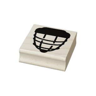 hockey-helmet rubber stamp
