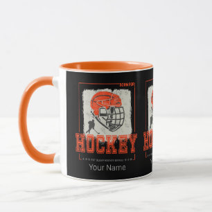Hockey Helmet Vintage Player Game Trainer Or Coach Mug