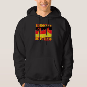 Hockey Hobby Sport Motif With Saying As Ice Hockey Hoodie