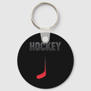 Hockey - Hockey Players Fans Stick Score Sport Key Ring