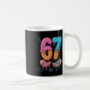Hockey Ice Cream Drip 67 Hands Stakes Boys Sports Coffee Mug