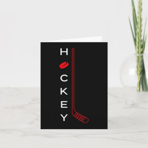 Hockey Ice Hockey Player Gift 2 Card