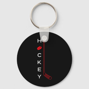Hockey Ice Hockey Player Gift 2 Key Ring