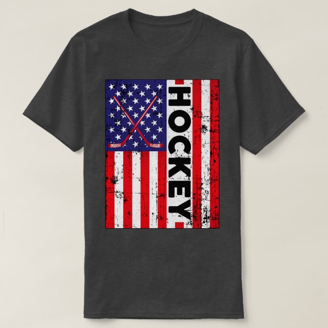 Hockey Ice Hockey Player Sports  T-Shirt (Design Front)