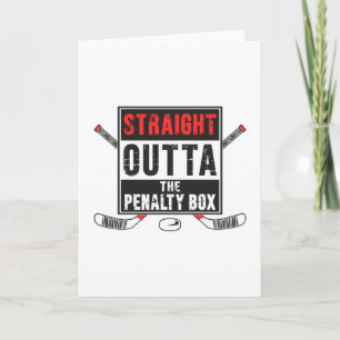 Hockey Ice Hockey Stick Sports Team Funny Gift Card