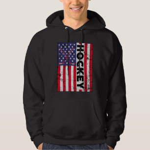 Hockey Ice Hockey Stick Team Sports Puck Gift Idea Hoodie