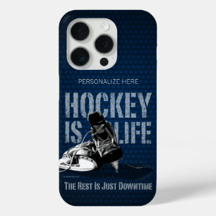 Hockey Is Life iPhone 15 Pro Case