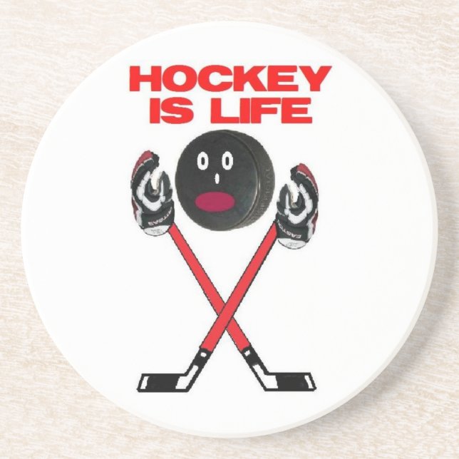 Hockey is Life Coaster (Front)