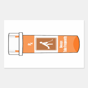 Hockey Is My Drug Rectangular Sticker