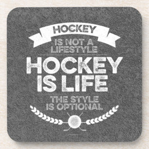 Hockey Is Not A Lifestyle Beverage Coaster