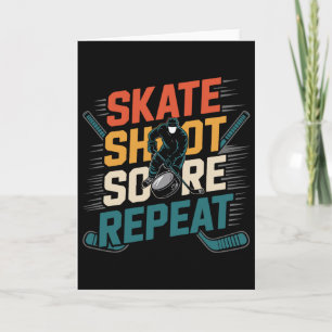 Hockey Jersey Gifts For Men Kids Youth Adults Funn Card