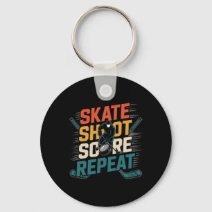 Hockey Jersey Gifts For Men Kids Youth Adults Funn Key Ring