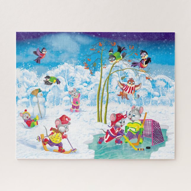 hockey jigsaw puzzle (Horizontal)