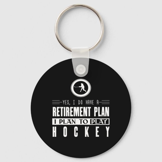 Hockey Key Ring (Front)